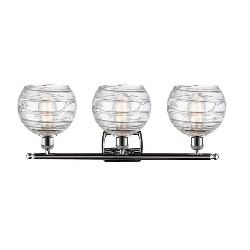 Innovations Lighting Deco Swirl 3 Light 26" Bath Vanity Light 516-3W-PC-G1213-8-LED