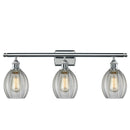 Eaton Bath Vanity Light shown in the Polished Chrome finish with a Clear shade