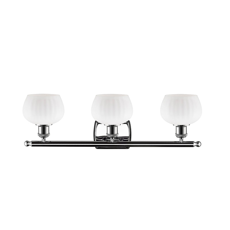 Innovations Lighting Fenton 3 Light Bath Vanity Light Part Of The Ballston Collection 516-3W-PC-G91-LED