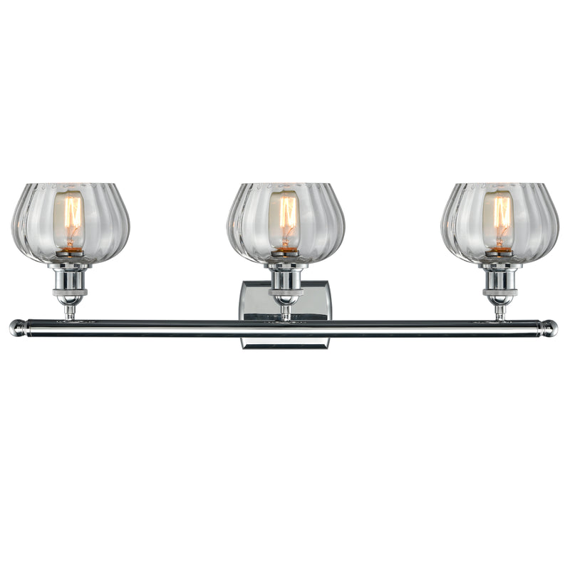 Innovations Lighting Fenton 3 Light Bath Vanity Light Part Of The Ballston Collection 516-3W-PC-G92-LED