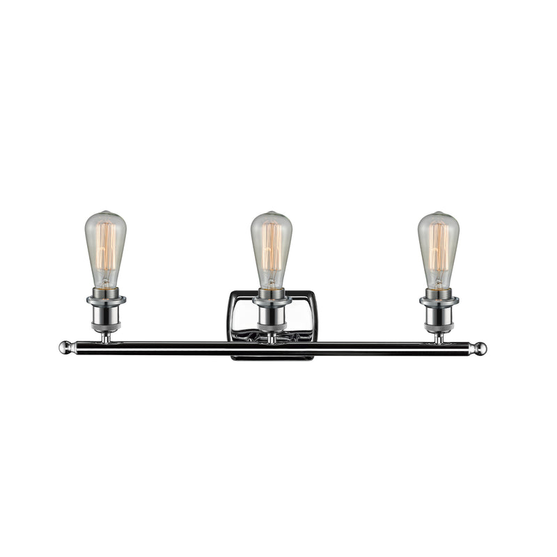 Innovations Lighting Bare Bulb 3 Light Bath Vanity Light Part Of The Ballston Collection 516-3W-PC-LED