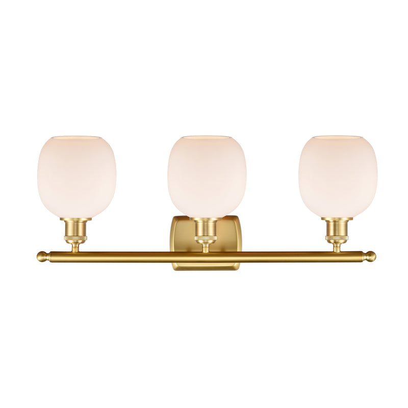 Innovations Lighting Belfast 3 Light Bath Vanity Light Part Of The Ballston Collection 516-3W-SG-G101-LED