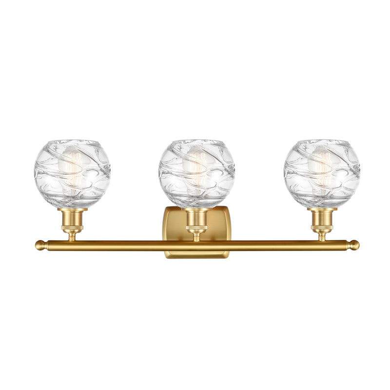 Innovations Lighting Deco Swirl 3 Light 26" Bath Vanity Light 516-3W-SG-G1213-6-LED
