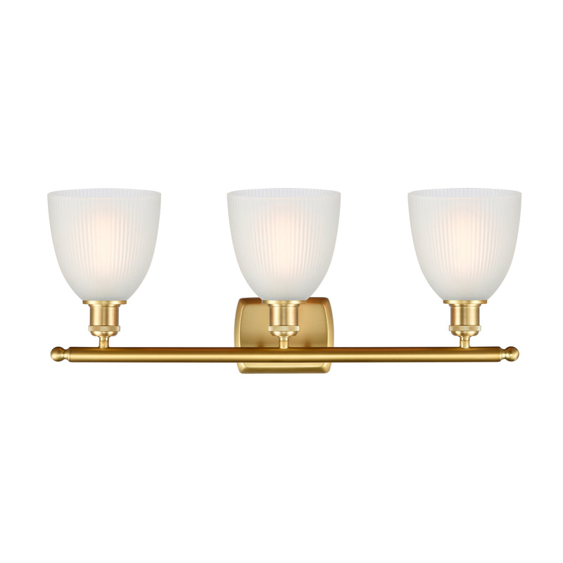 Innovations Lighting Castile 3 Light Bath Vanity Light Part Of The Ballston Collection 516-3W-SG-G381-LED