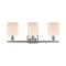 Innovations Lighting Cobbleskill 3 Light Bath Vanity Light Part Of The Ballston Collection 516-3W-SN-G111-LED