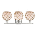 Innovations Lighting Farmhouse Rope 3 Light Bath Vanity Light Part Of The Ballston Collection 516-3W-SN-G121-8RB-LED