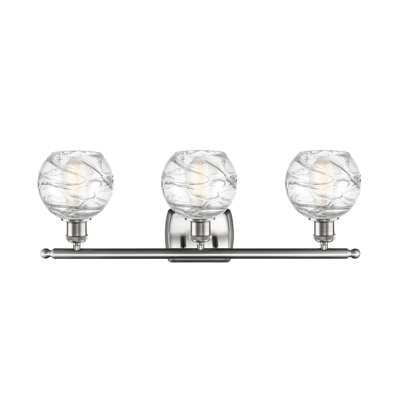 Innovations Lighting Deco Swirl 3 Light 26" Bath Vanity Light 516-3W-SN-G1213-6-LED