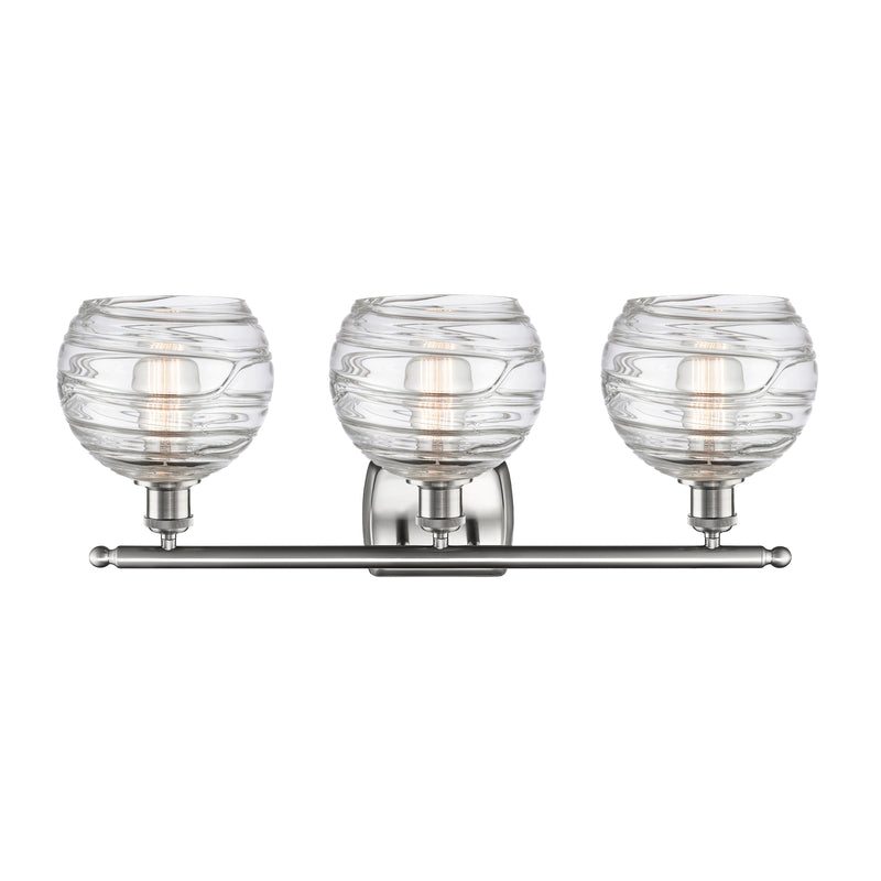 Innovations Lighting Deco Swirl 3 Light 26" Bath Vanity Light 516-3W-SN-G1213-8-LED