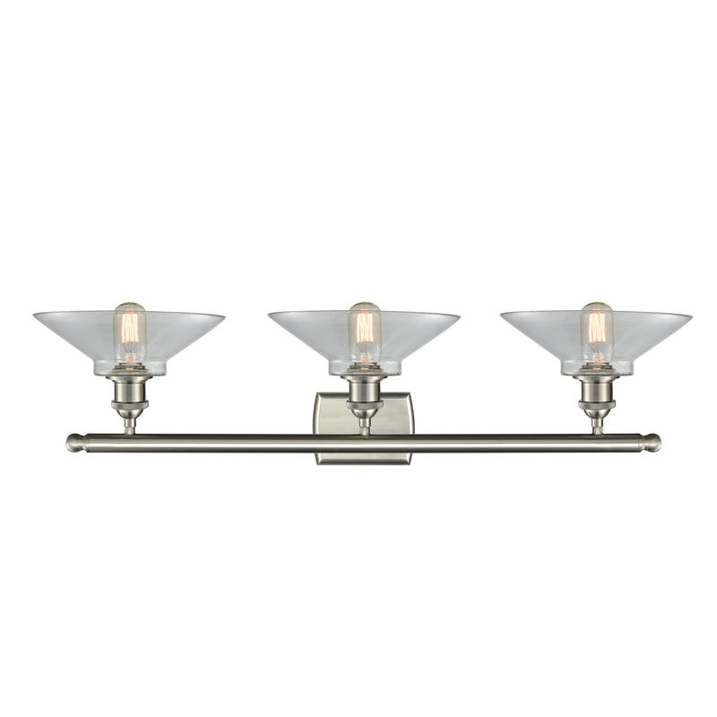 Innovations Lighting Orwell 3 Light Bath Vanity Light Part Of The Ballston Collection 516-3W-SN-G132-LED