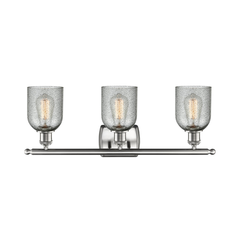 Innovations Lighting Caledonia 3 Light Bath Vanity Light Part Of The Ballston Collection 516-3W-SN-G257-LED