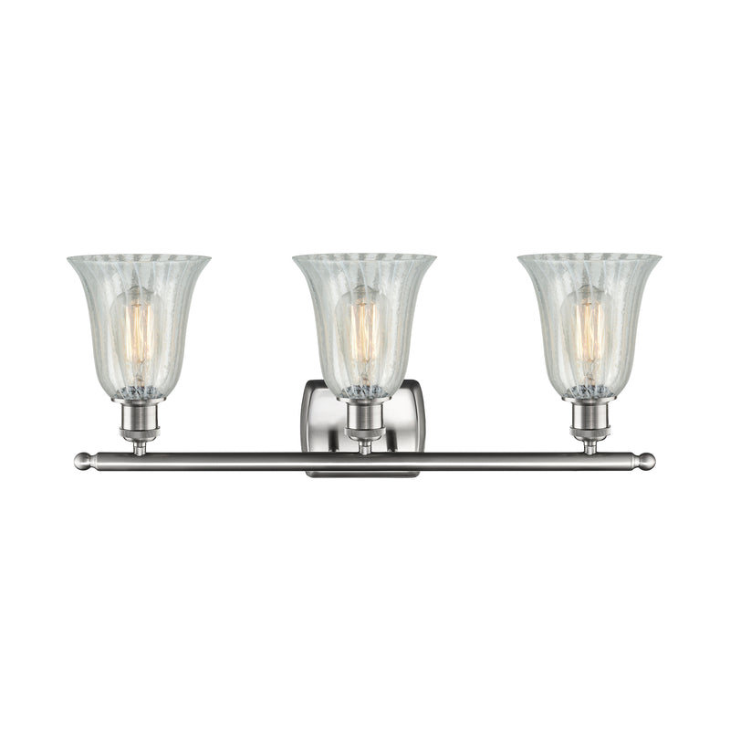 Innovations Lighting Hanover 3 Light Bath Vanity Light Part Of The Ballston Collection 516-3W-SN-G2811-LED