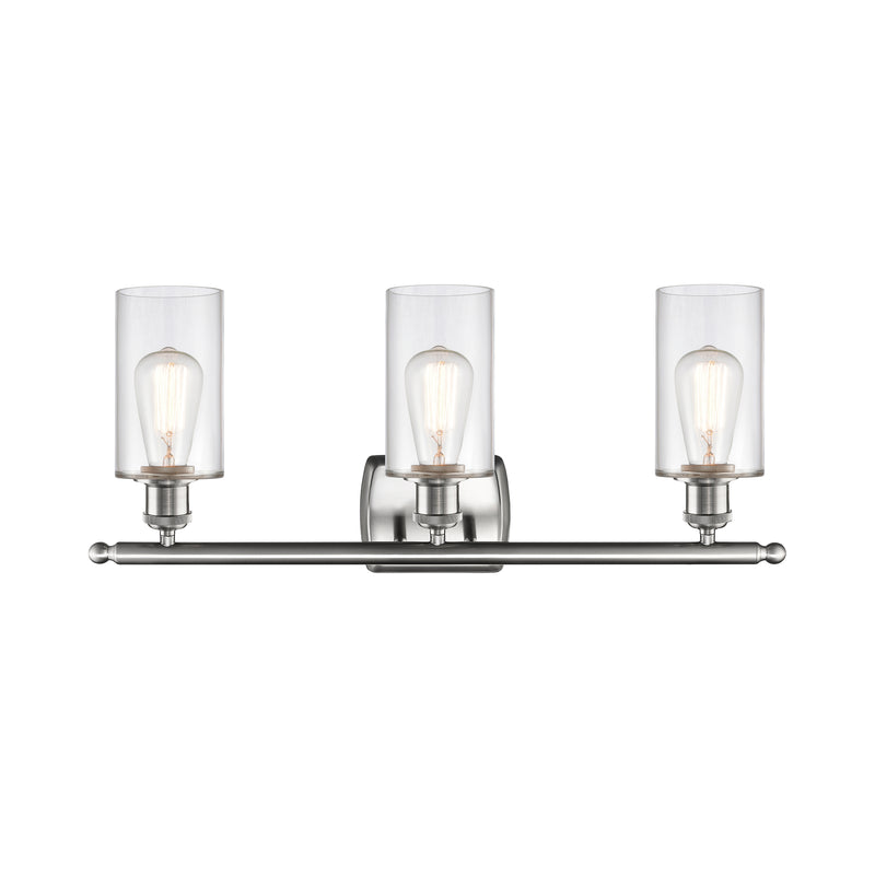 Innovations Lighting Clymer 3 Light Bath Vanity Light Part Of The Ballston Collection 516-3W-SN-G802-LED