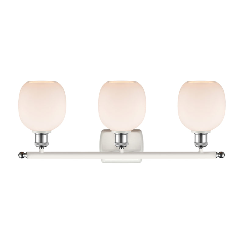 Innovations Lighting Belfast 3 Light Bath Vanity Light Part Of The Ballston Collection 516-3W-WPC-G101-LED