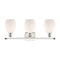 Innovations Lighting Eaton 3 Light Bath Vanity Light Part Of The Ballston Collection 516-3W-WPC-G81-LED