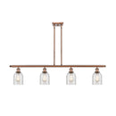 Caledonia Island Light shown in the Antique Copper finish with a Mica shade