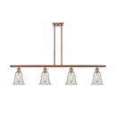 Hanover Island Light shown in the Antique Copper finish with a Mouchette shade