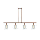 Hanover Island Light shown in the Antique Copper finish with a Fishnet shade