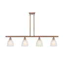 Castile Island Light shown in the Antique Copper finish with a White shade