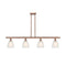 Castile Island Light shown in the Antique Copper finish with a White shade