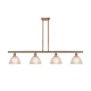 Arietta Island Light shown in the Antique Copper finish with a Clear shade