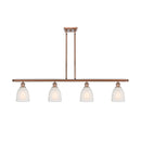 Brookfield Island Light shown in the Antique Copper finish with a White shade