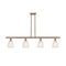 Brookfield Island Light shown in the Antique Copper finish with a White shade