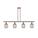 Eaton Island Light shown in the Antique Copper finish with a Clear shade