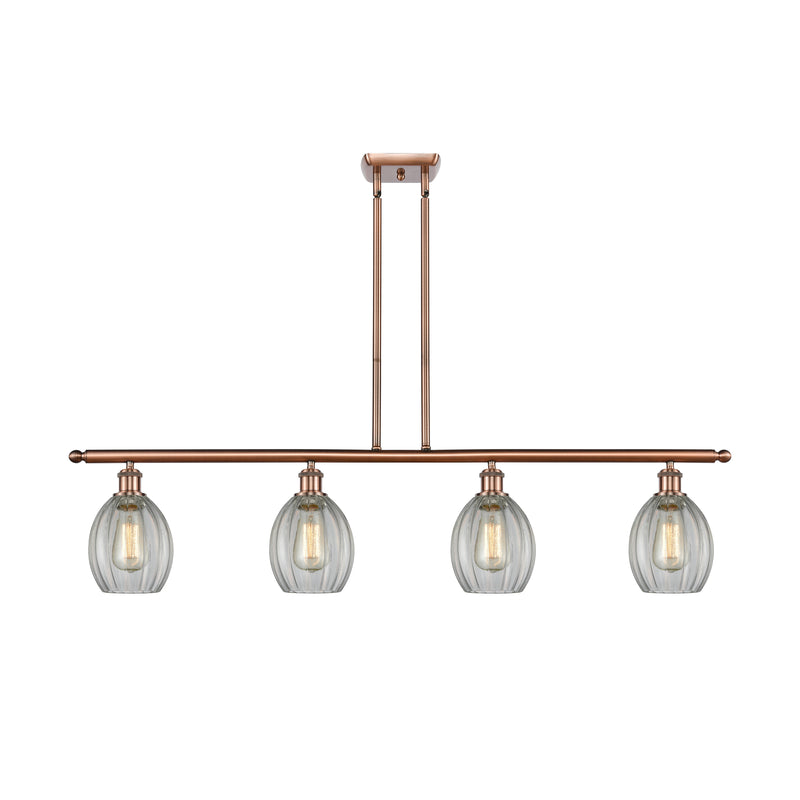 Eaton Island Light shown in the Antique Copper finish with a Clear shade