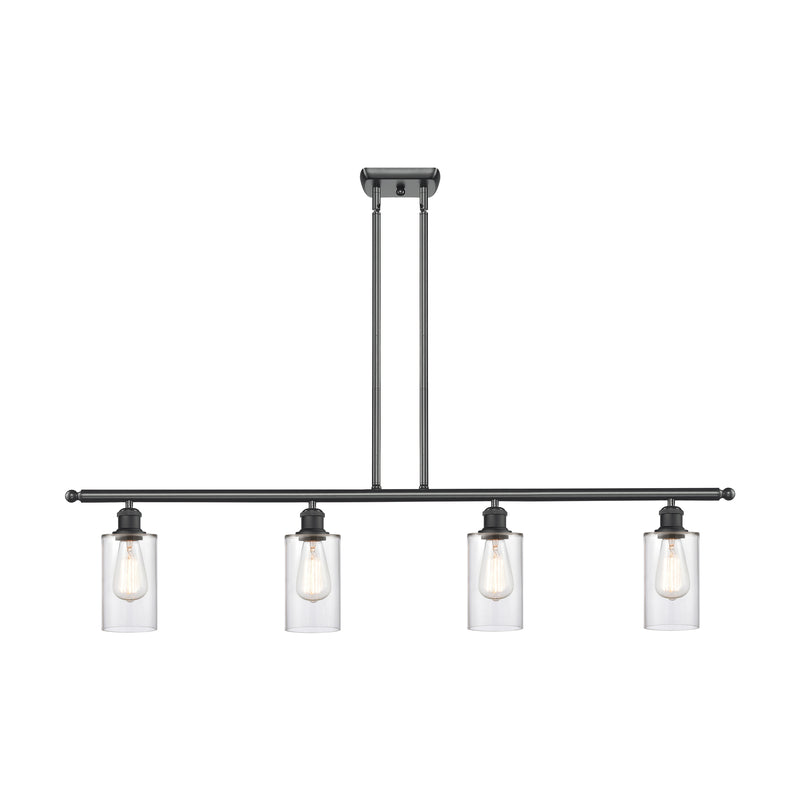 Clymer Island Light shown in the Matte Black finish with a Clear shade