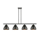 Adirondack Island Light shown in the Matte Black finish with a Matte Black shade