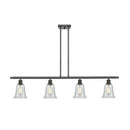 Hanover Island Light shown in the Oil Rubbed Bronze finish with a Fishnet shade