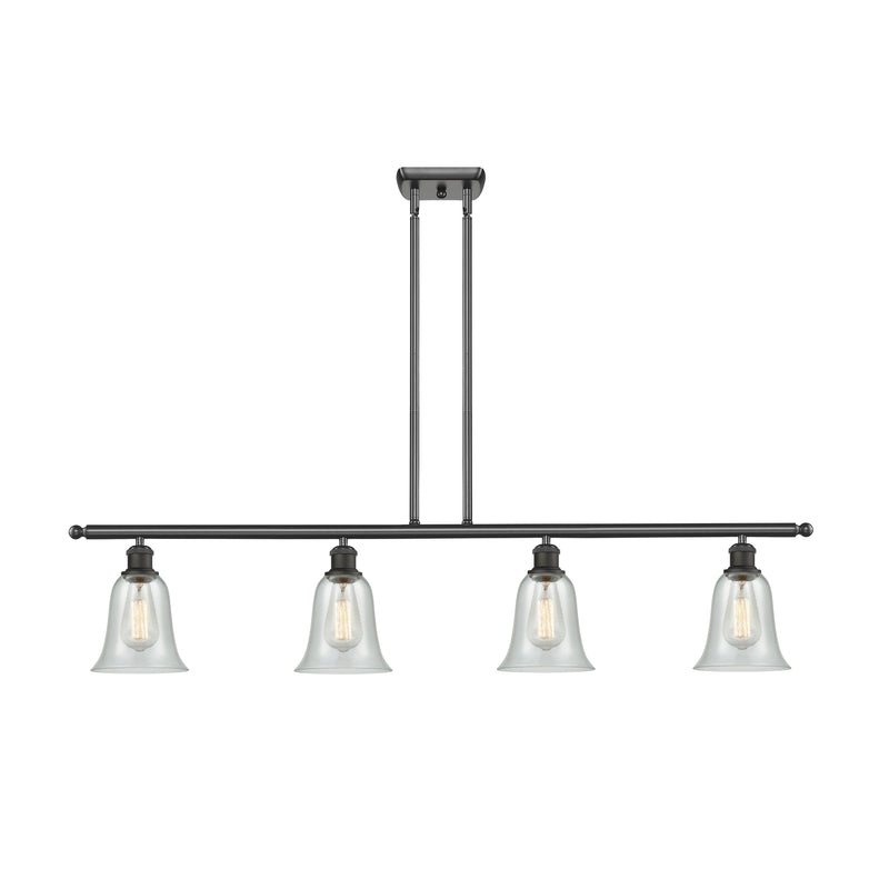 Hanover Island Light shown in the Oil Rubbed Bronze finish with a Fishnet shade