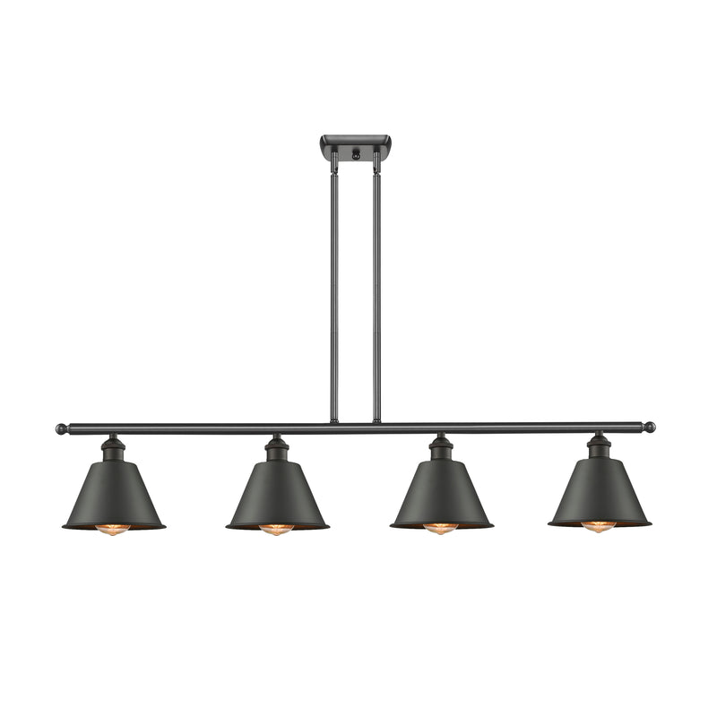 Smithfield Island Light shown in the Oil Rubbed Bronze finish with a Oil Rubbed Bronze shade