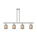 Cobbleskill Island Light shown in the Polished Nickel finish with a Mercury shade