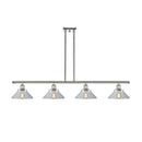 Orwell Island Light shown in the Polished Nickel finish with a Clear shade