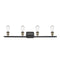 Innovations Lighting Bare Bulb 4 Light Bath Vanity Light Part Of The Ballston Collection 516-4W-BAB-LED