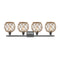 Innovations Lighting Farmhouse Rope 4 Light Bath Vanity Light Part Of The Ballston Collection 516-4W-BK-G122-8RB-LED