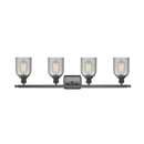 Innovations Lighting Caledonia 4 Light Bath Vanity Light Part Of The Ballston Collection 516-4W-BK-G257-LED