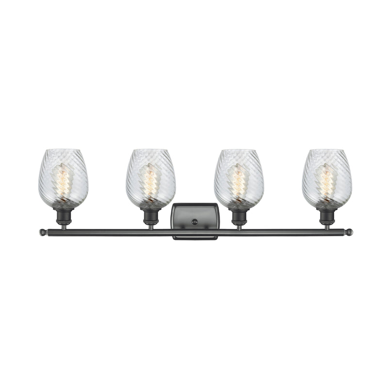 Innovations Lighting Salina 4 Light Bath Vanity Light Part Of The Ballston Collection 516-4W-BK-G292-LED