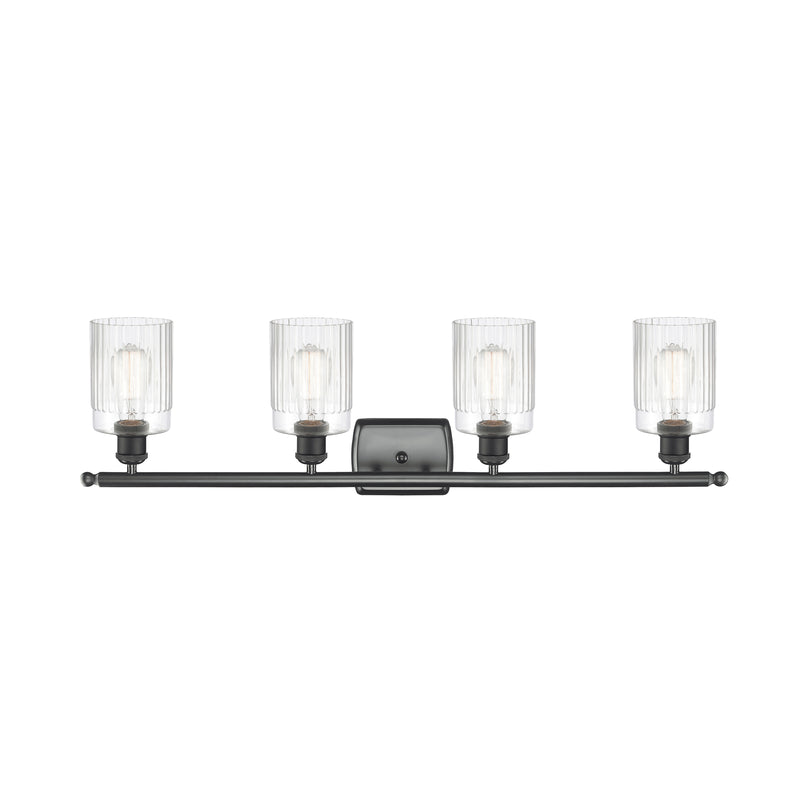 Innovations Lighting Hadley 4 Light Bath Vanity Light Part Of The Ballston Collection 516-4W-BK-G342-LED