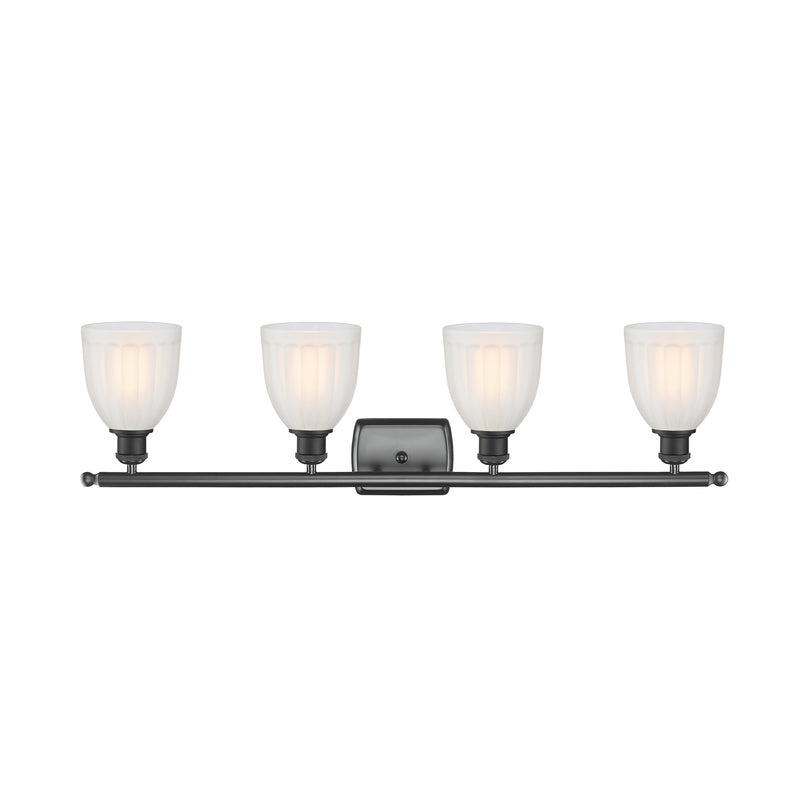 Innovations Lighting Brookfield 4 Light Bath Vanity Light Part Of The Ballston Collection 516-4W-BK-G441-LED