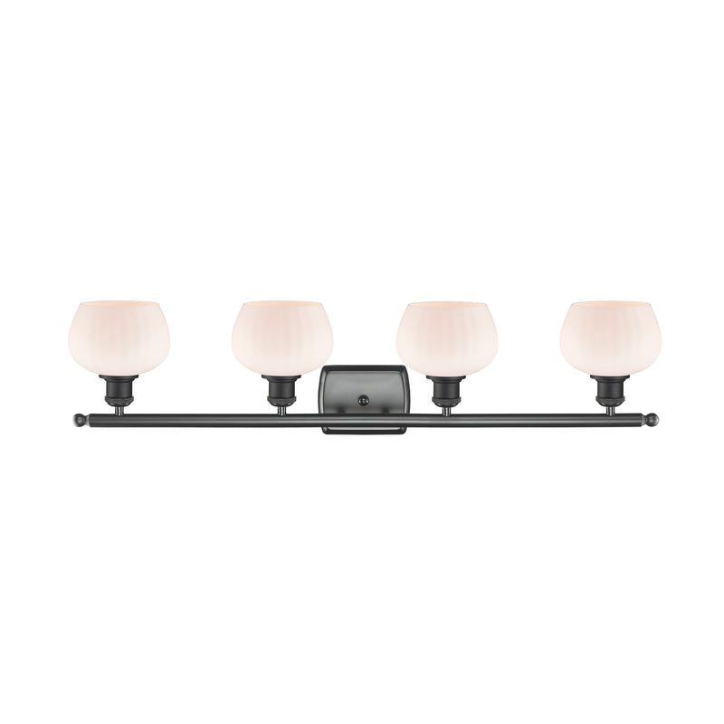 Innovations Lighting Fenton 4 Light Bath Vanity Light Part Of The Ballston Collection 516-4W-BK-G91-LED