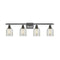 Caledonia Bath Vanity Light shown in the Oil Rubbed Bronze finish with a Mica shade