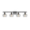 Fenton Bath Vanity Light shown in the Oil Rubbed Bronze finish with a Clear shade