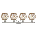 Innovations Lighting Farmhouse Rope 4 Light Bath Vanity Light Part Of The Ballston Collection 516-4W-PN-G122-8RB-LED