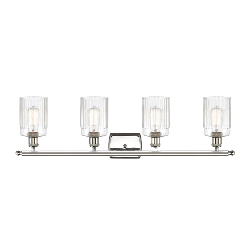 Innovations Lighting Hadley 4 Light Bath Vanity Light Part Of The Ballston Collection 516-4W-PN-G342-LED