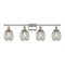 Eaton Bath Vanity Light shown in the Polished Nickel finish with a Clear shade