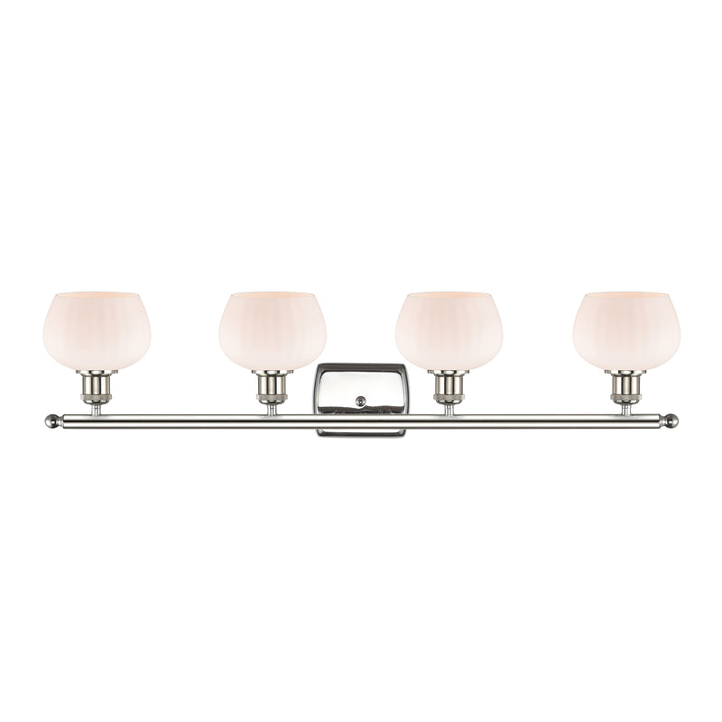 Innovations Lighting Fenton 4 Light Bath Vanity Light Part Of The Ballston Collection 516-4W-PN-G91-LED