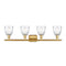 Innovations Lighting Brookfield 4 Light Bath Vanity Light Part Of The Ballston Collection 516-4W-SG-G442