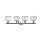 Innovations Lighting Deco Swirl 4 Light 36" Bath Vanity Light 516-4W-SN-G1213-8-LED